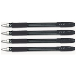 Pilot BPS GP Ball Pen 1.6mm tip Black [Pack 12]